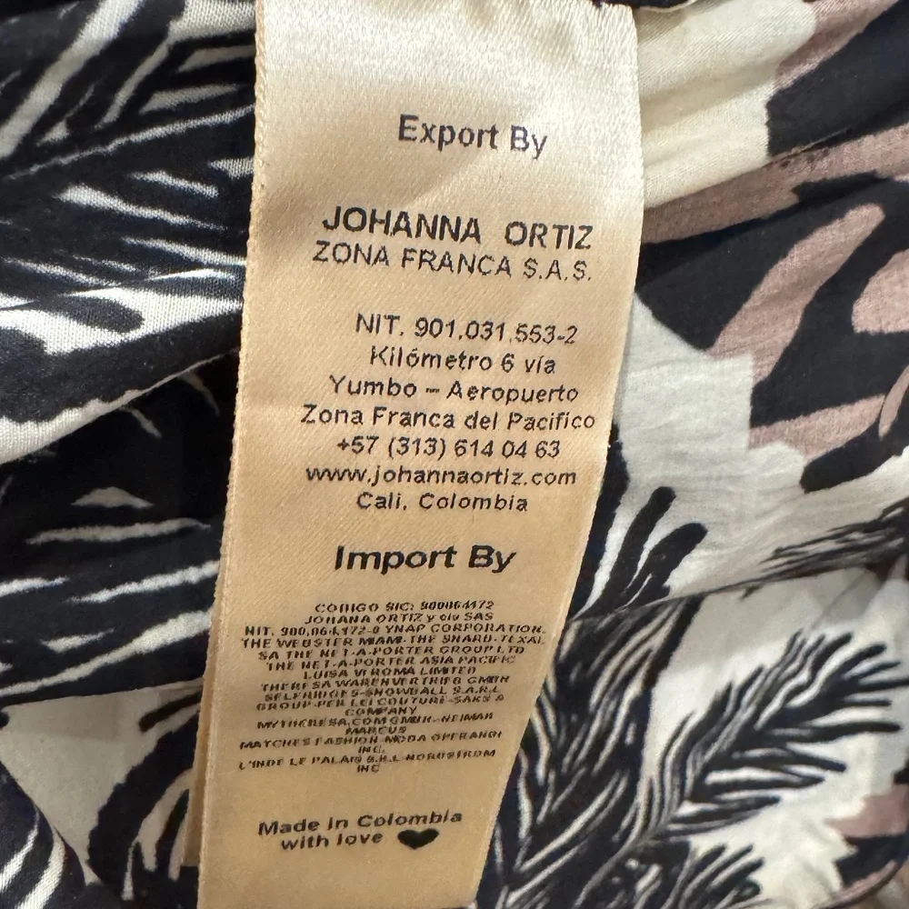 JOHANNA ORTIZ  $850 African Canopy Ankle Dress  NWT Size 8 - Picture 8 of 9